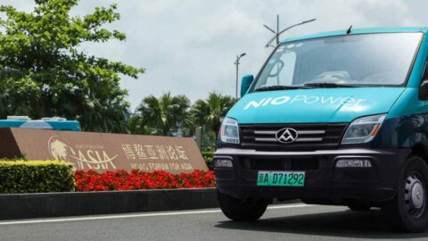 Nio provides charging service for EVs at Boao Forum venue