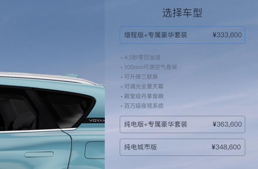 Voyah to raise prices of pure electric versions of Voyah FREE by about <img width=