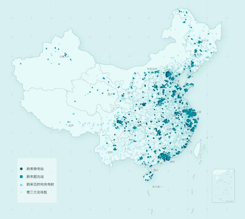 Nio's 900th battery swap station put into operation