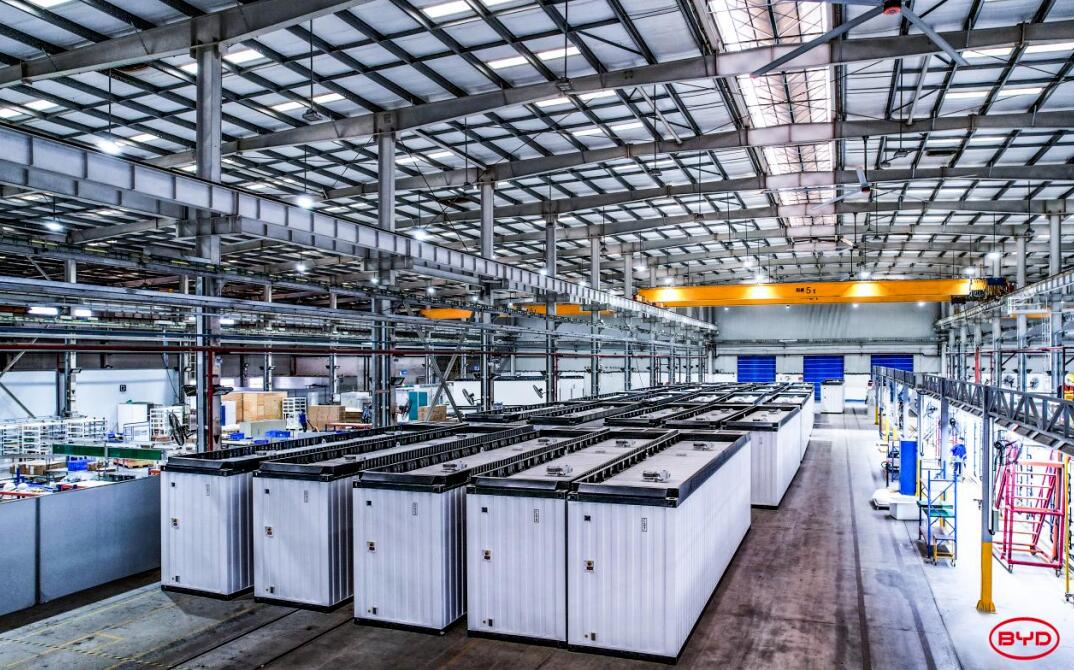 BYD delivers energy storage station in North America