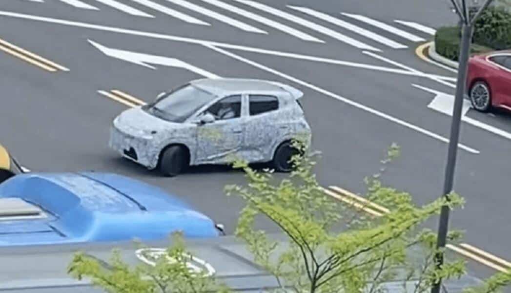 Spy photos suspected to be of BYD's new model Seagull revealed