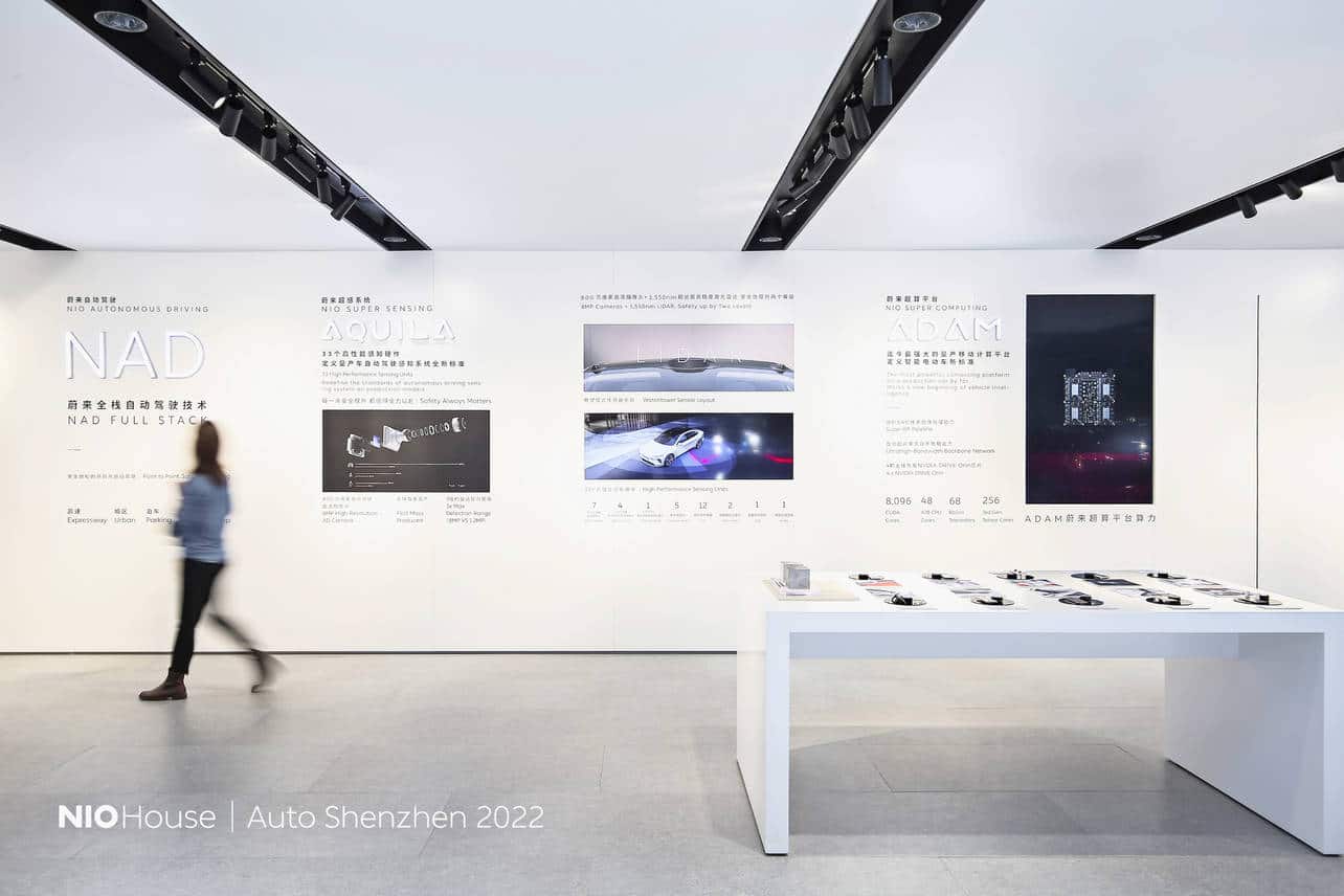 Nio brings its full lineup of models to Auto Shenzhen 2022