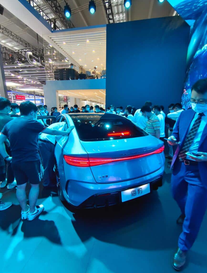 BYD booth at Shenzhen auto show attracts large crowd after Seal starts pre-sale at perfect timing