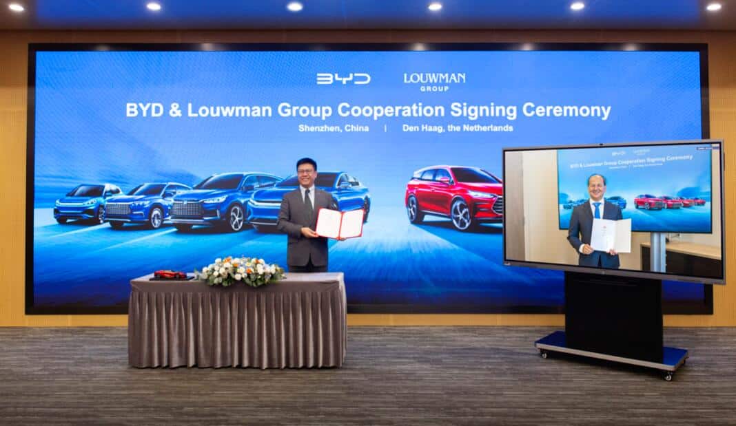 BYD partners with local dealer to tap Dutch NEV market