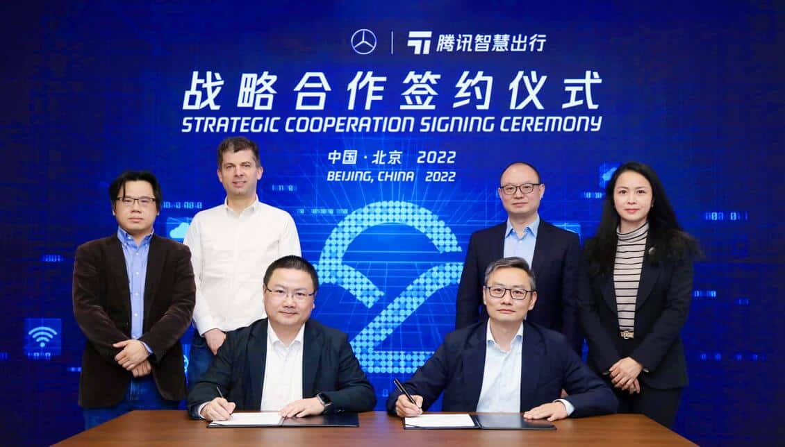Mercedes-Benz partners with Tencent to speed up self-driving technology in China