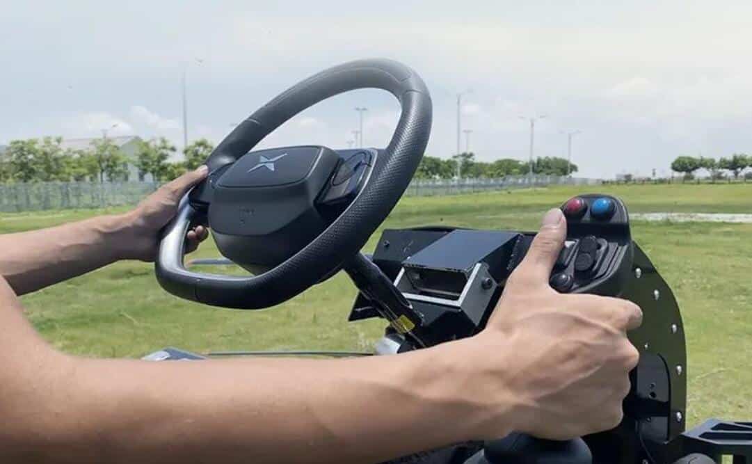 Xpeng CEO shows how you can drive a flying car like a car