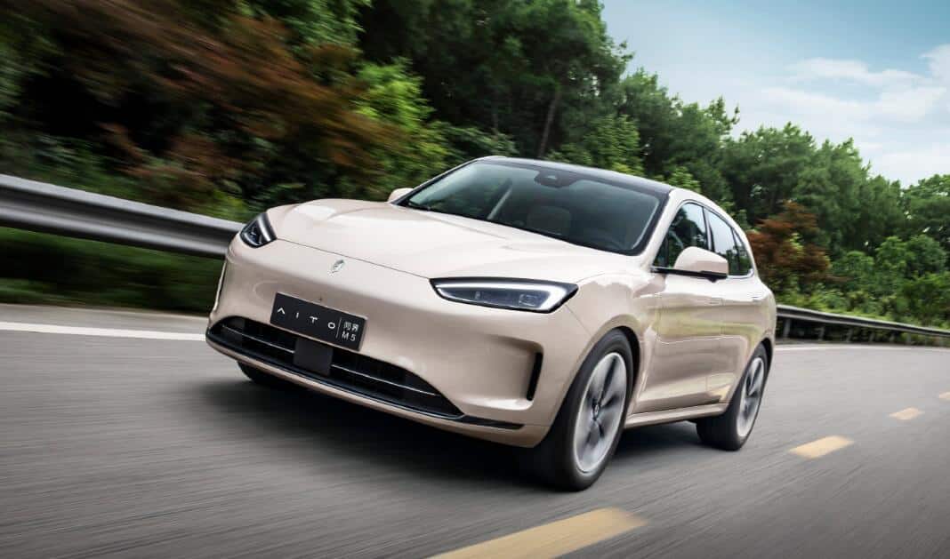 AITO M5's all-electric version opens for pre-order, official launch set for September