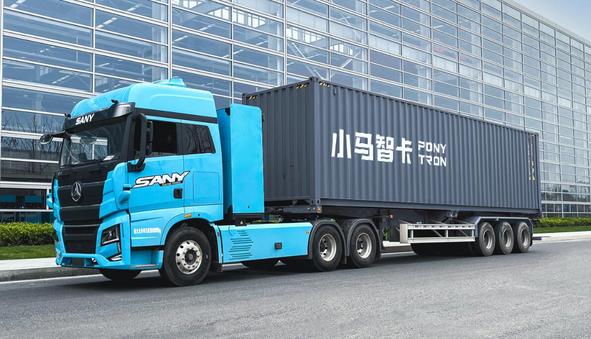 Pony.ai forms joint venture with SANY to produce self-driving trucks