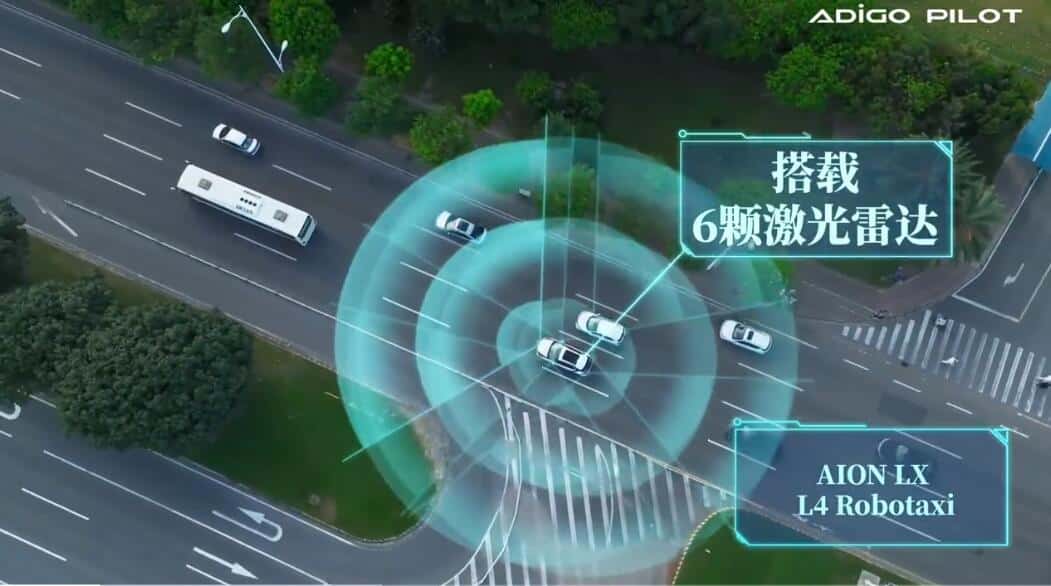 GAC Aion enters robotaxi space, releases first road test video