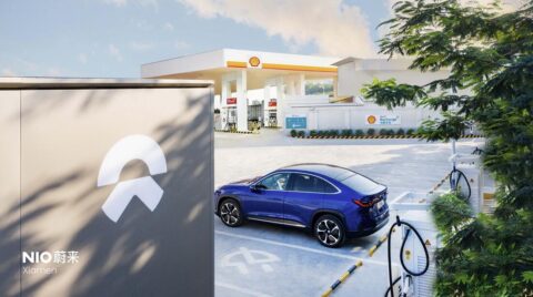 First Nio battery swap station jointly built with Shell goes into operation