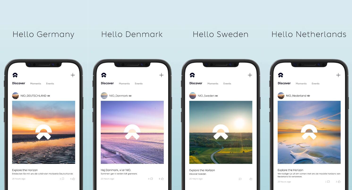 Nio App becomes available in Germany, Denmark, Sweden, and Netherlands