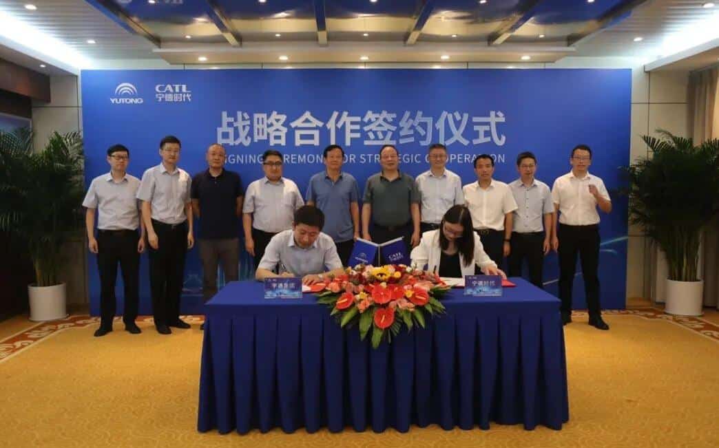 CATL extends partnership with bus maker Yutong for another 10 years