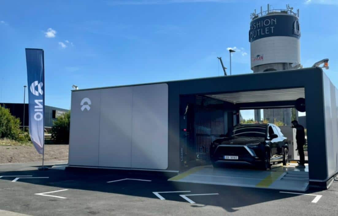 Nio's second swap station in Norway goes into operation