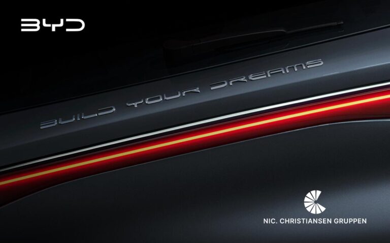 BYD enters Danish passenger car market, first store to open in Copenhagen this fall