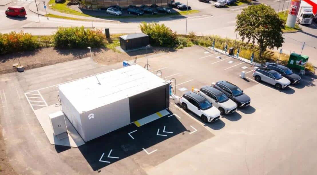 Nio's second swap station in Norway goes into operation