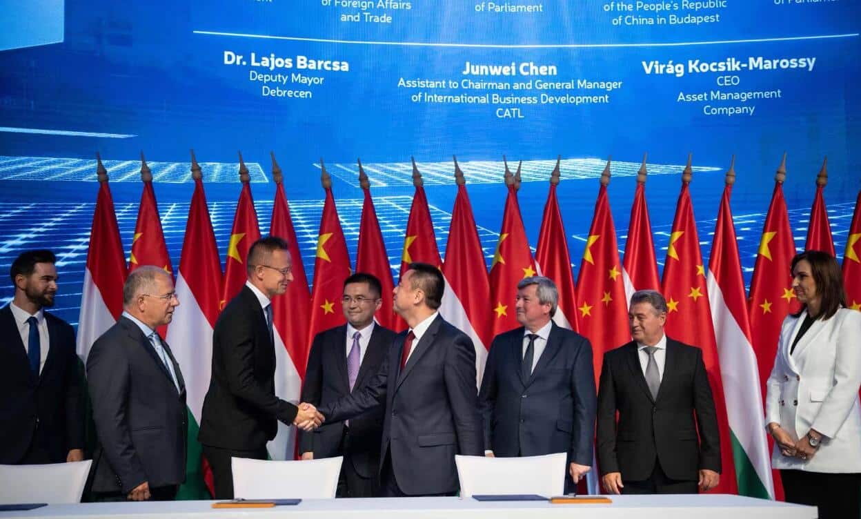 CATL officially launches its battery facility project in Hungary