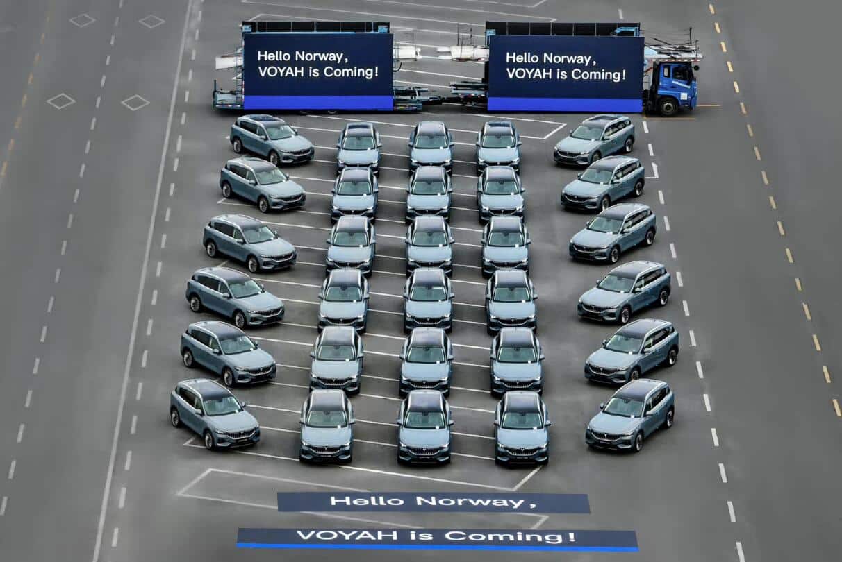 Dongfeng Motor's EV arm Voyah begins sending first 500 vehicles to Norway
