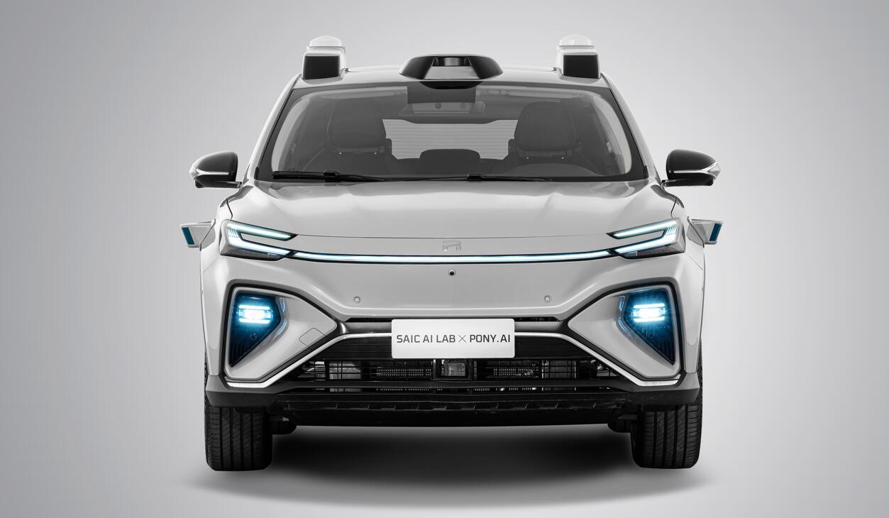 Pony.ai unveils concept robotaxi with foldable steering wheel built with SAIC AI Lab