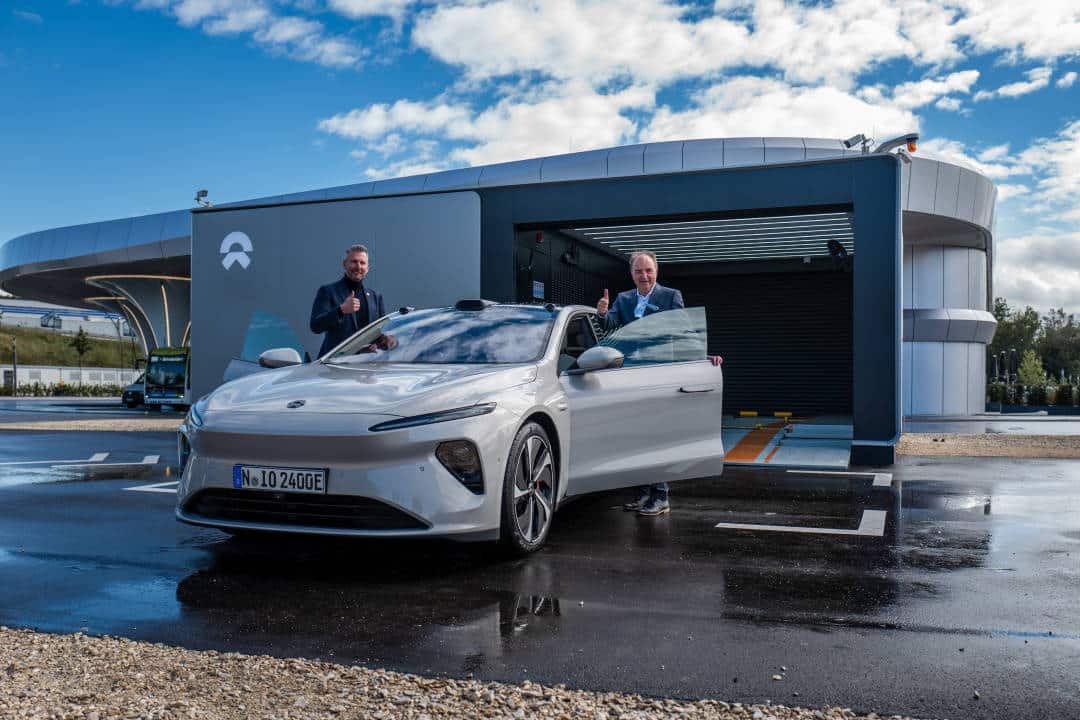 Nio launches first battery swap station in Germany ahead of official market entry
