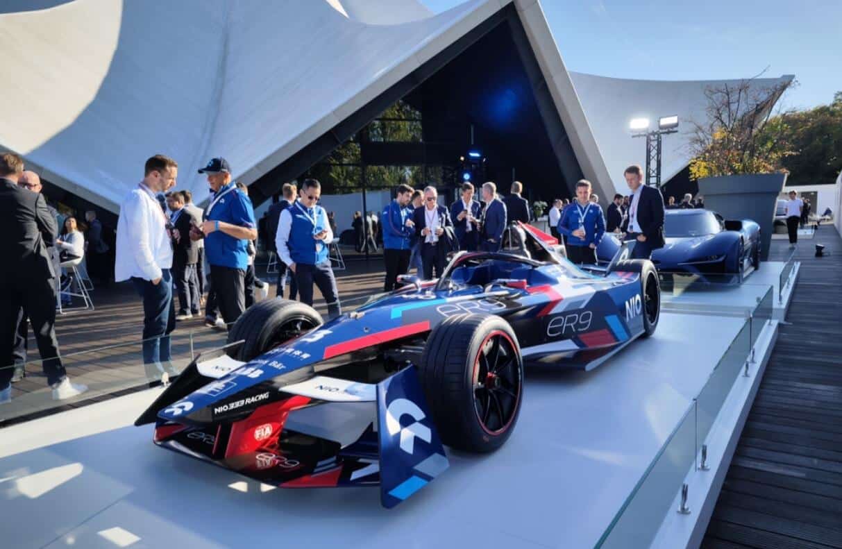 Nio president shares images from Nio Berlin 2022 as event about to begin