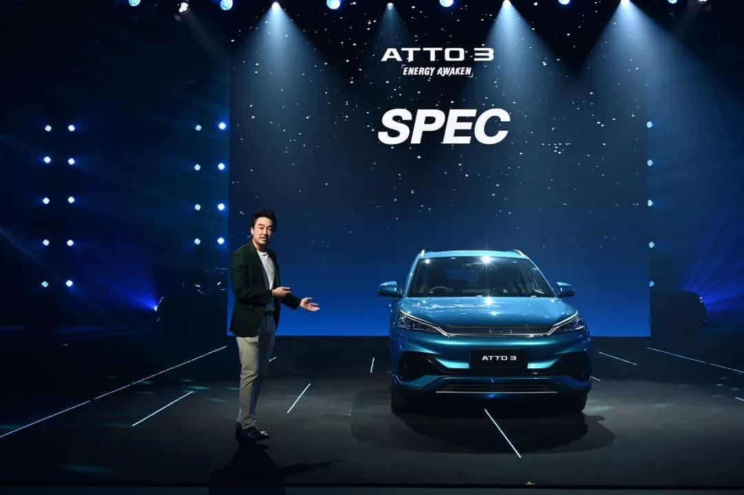 BYD brings Atto 3 to Thailand, Laos and India