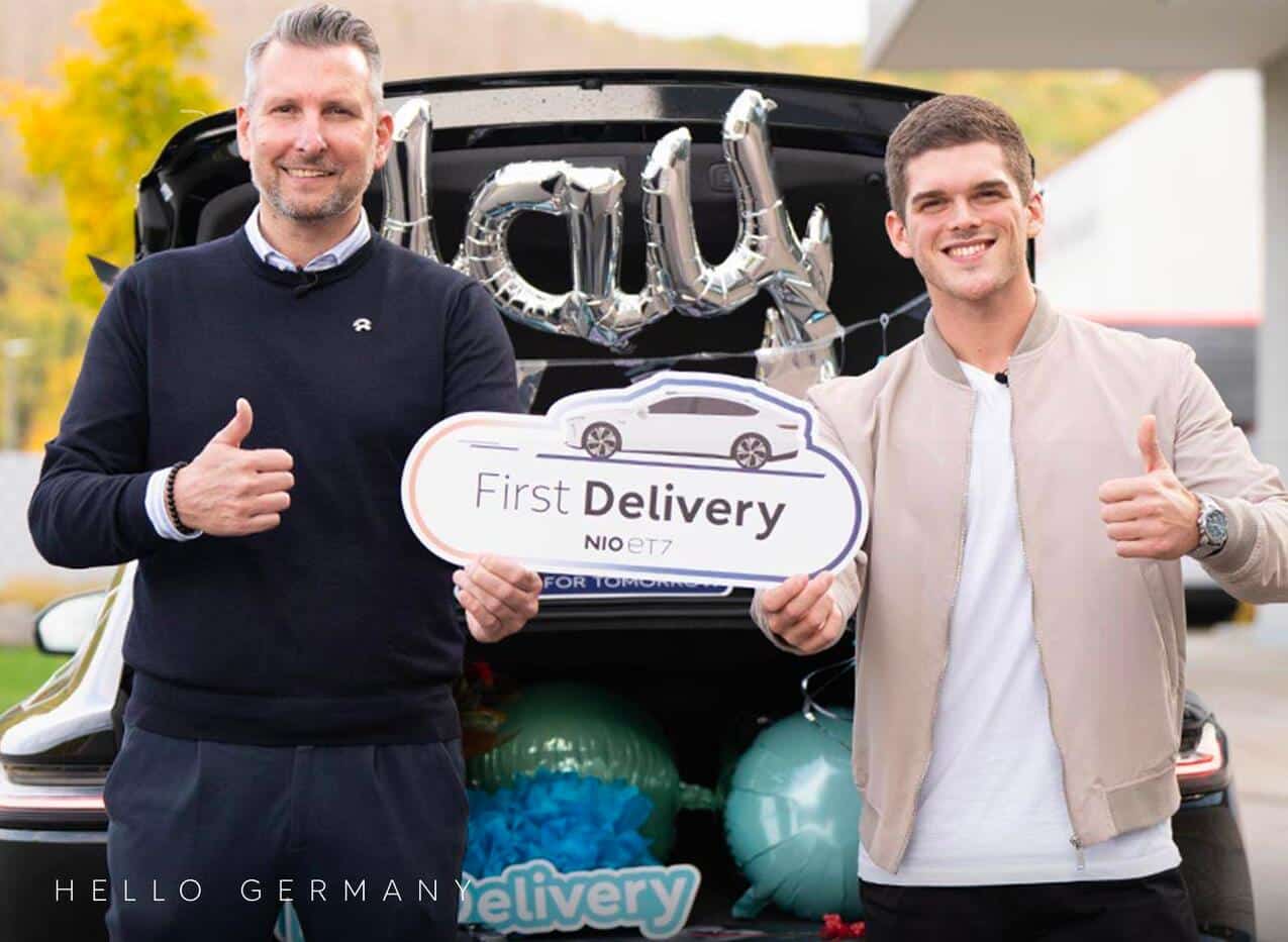 Nio begins ET7 deliveries and test drives in Europe