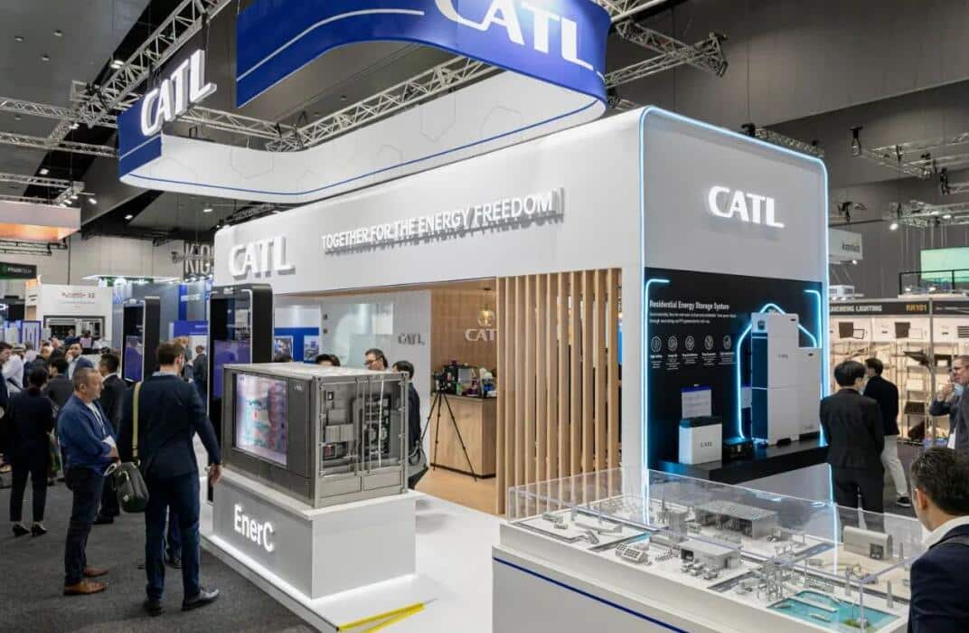 CATL showcases energy storage products in Australia