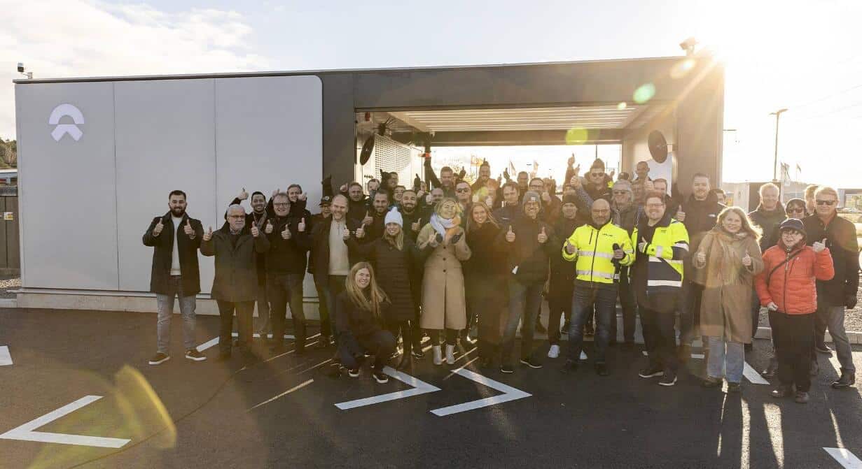 Nio's first swap station in Sweden goes online