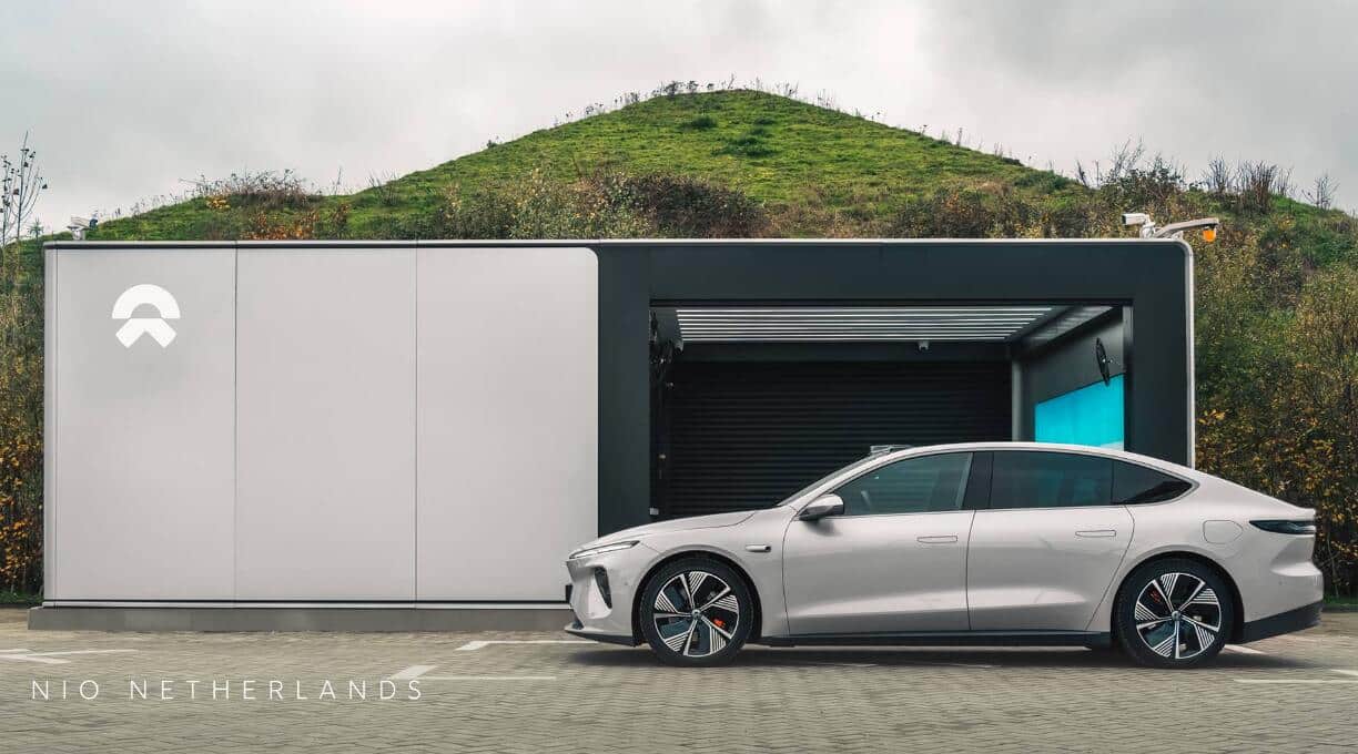 Nio's 1st swap station in Netherlands goes live