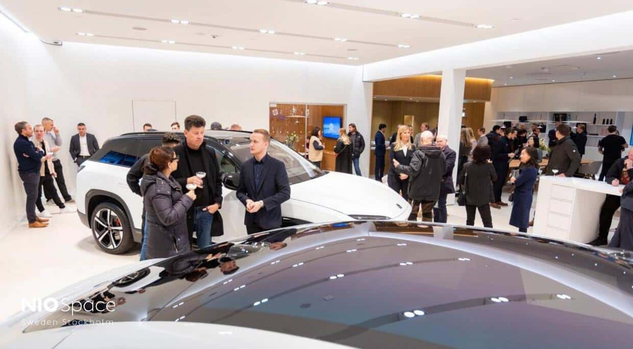 Nio's first showroom in Sweden opens