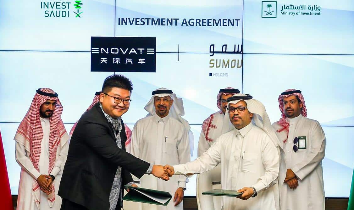 Chinese EV startup Enovate to build production base in Saudi Arabia with annual capacity of 100,000 units
