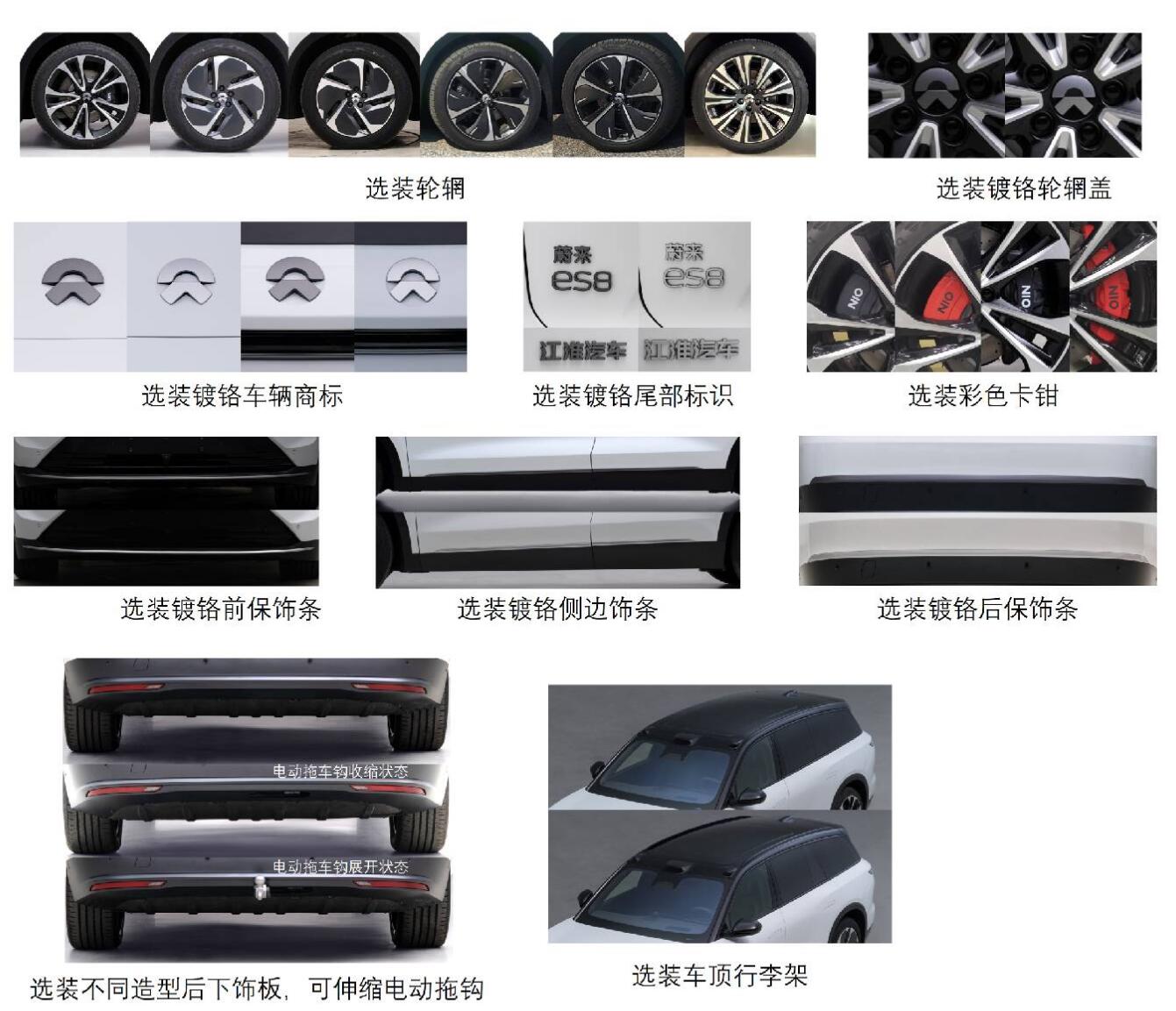 Regulatory filing: Here's what NT 2.0-based Nio ES8 looks like