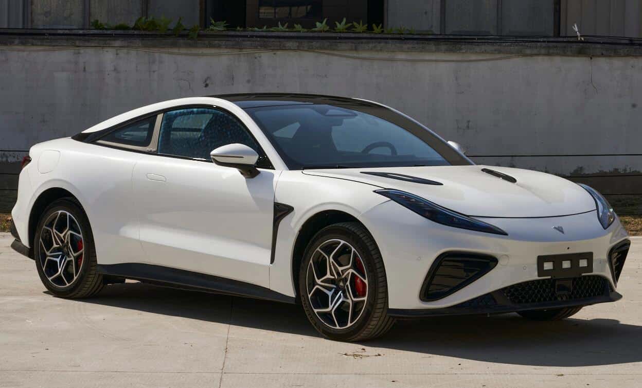 Regulatory filing: Neta's 2-door electric sports car coming