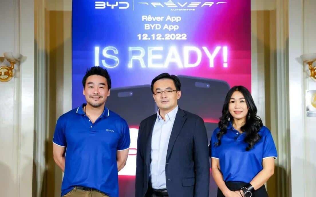 BYD releases mobile app with vehicle control capabilities for Thai consumers
