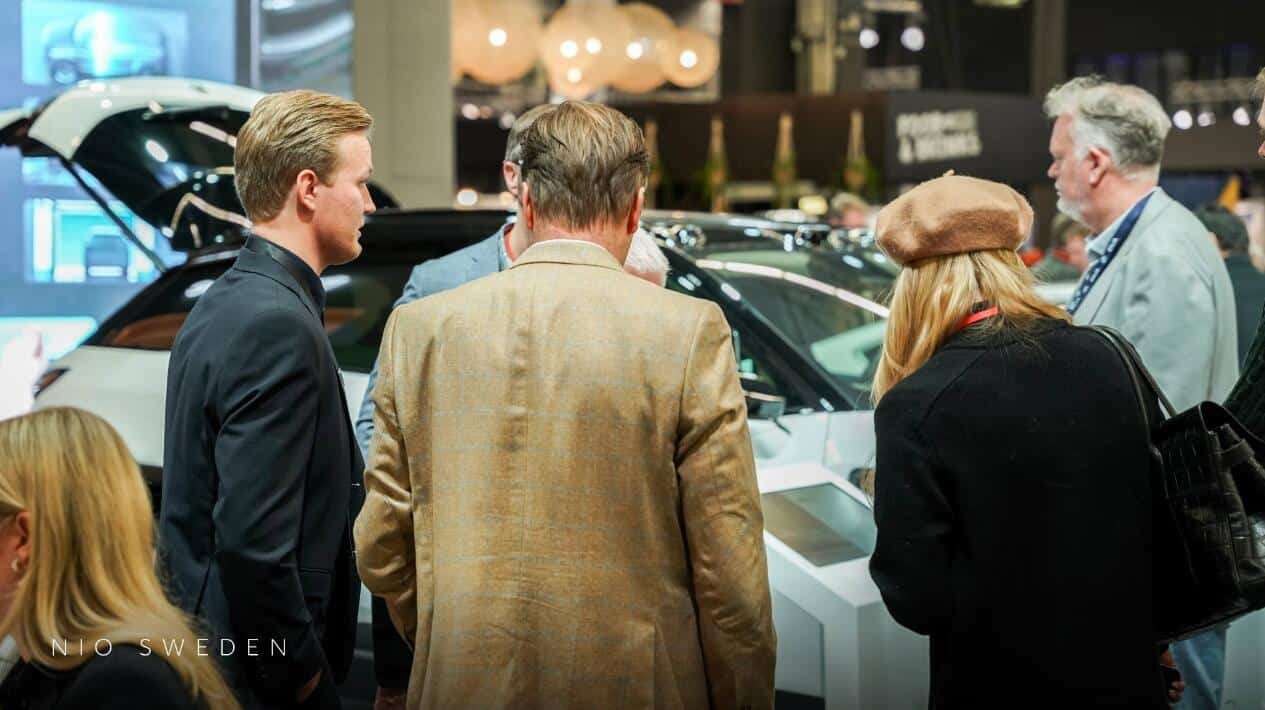 Nio showcases ET7, EL7, ET5, EP9 at Swedish EV show