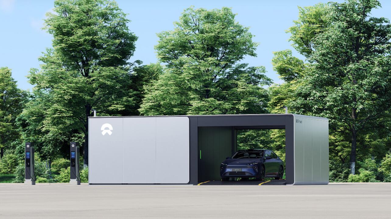 Nio unveils 3rd-gen swap station, each with 2 LiDARs and 2 Nvidia Orin chips