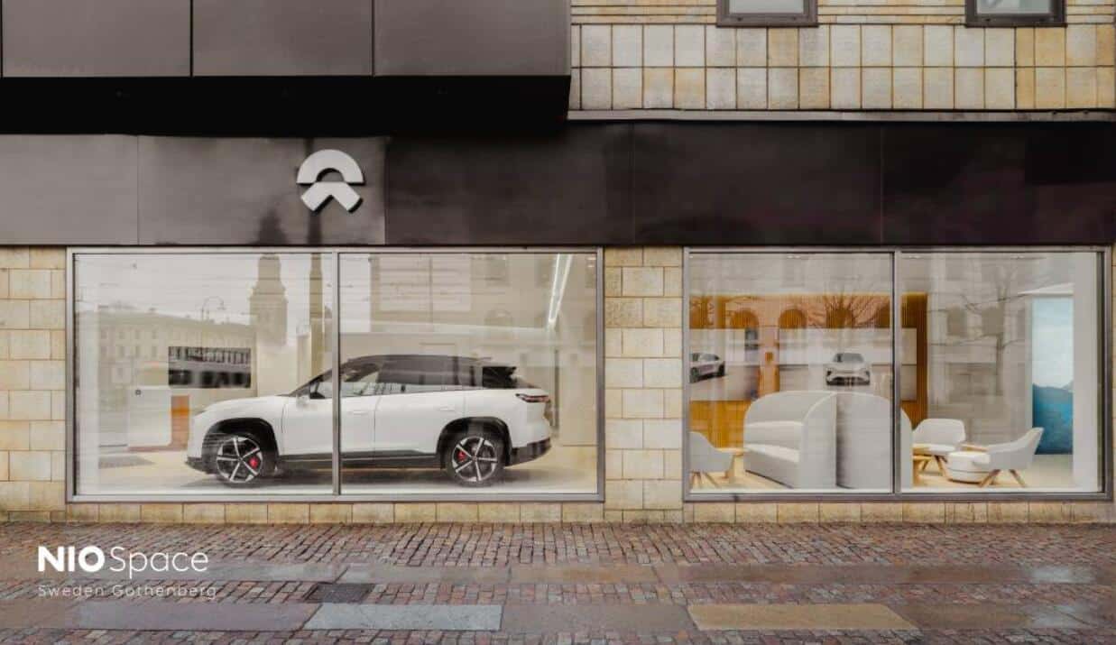 Nio opens 2nd showroom in Sweden