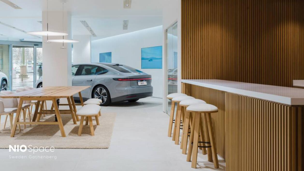 Nio opens 2nd showroom in Sweden
