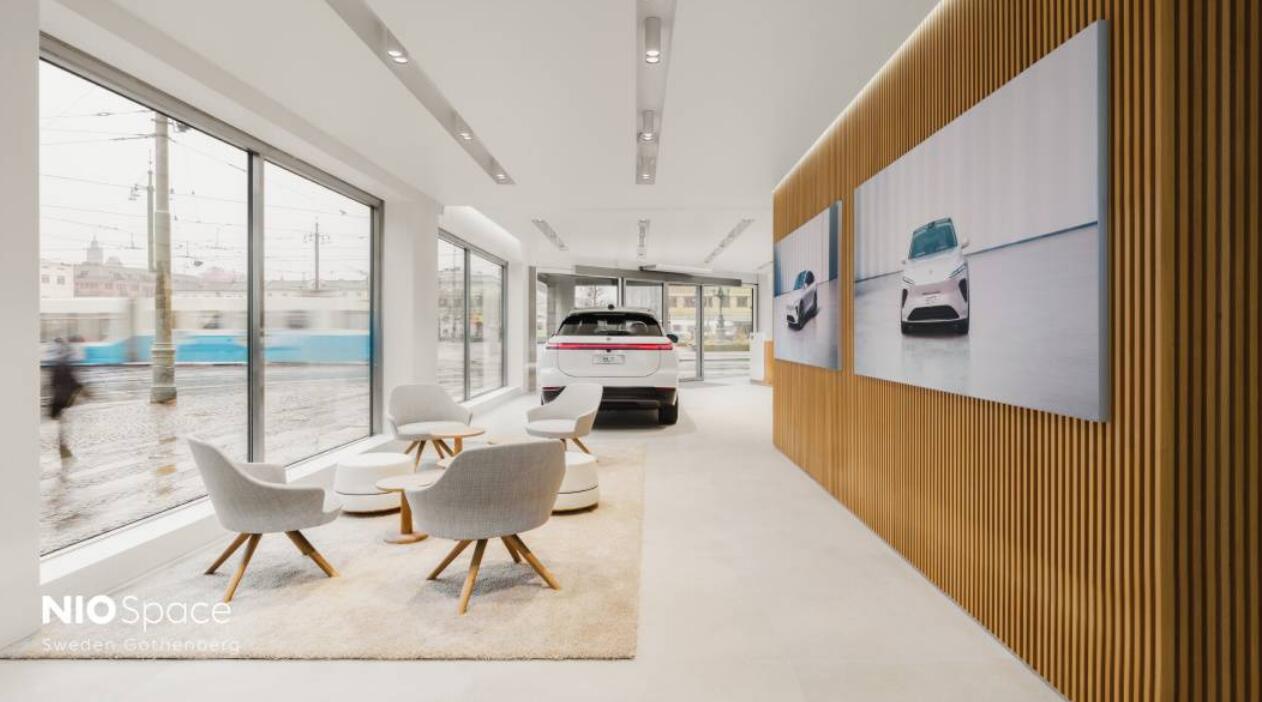 Nio opens 2nd showroom in Sweden