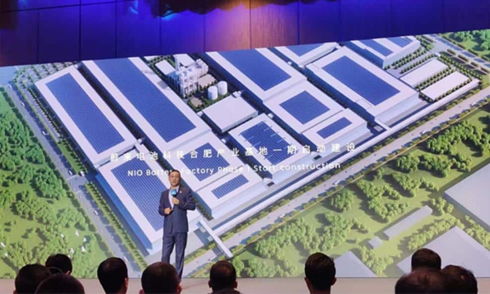 Nio has started construction of its battery plant phase 1, report says