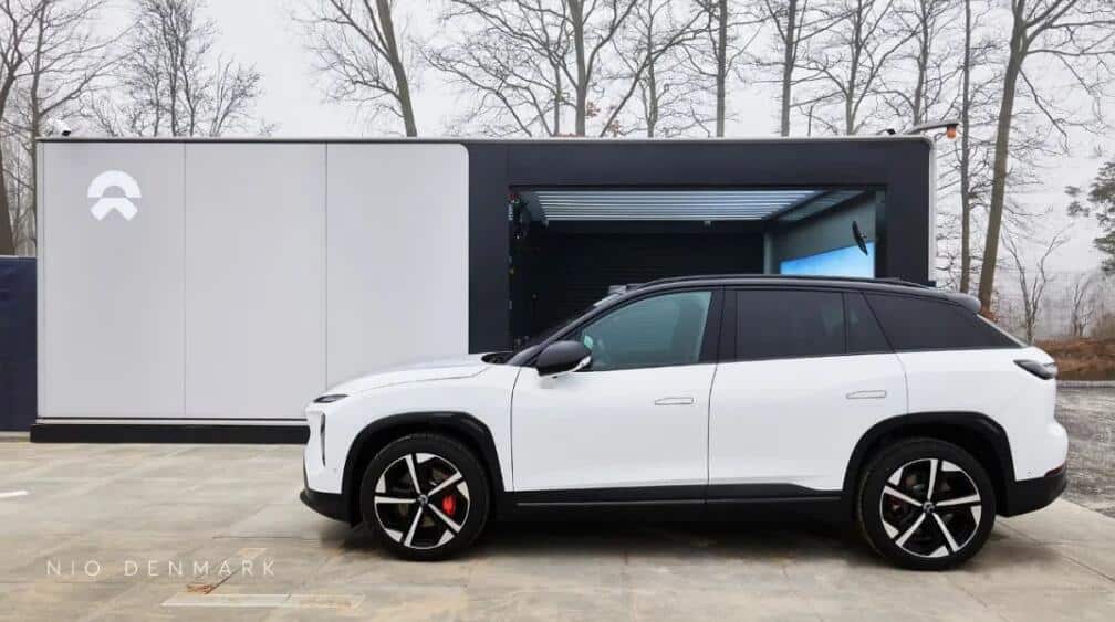 Nio's 1st swap station in Denmark goes online
