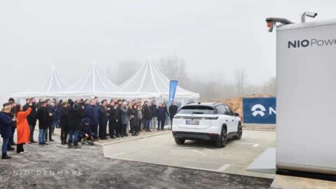 Nio's 1st swap station in Denmark goes online