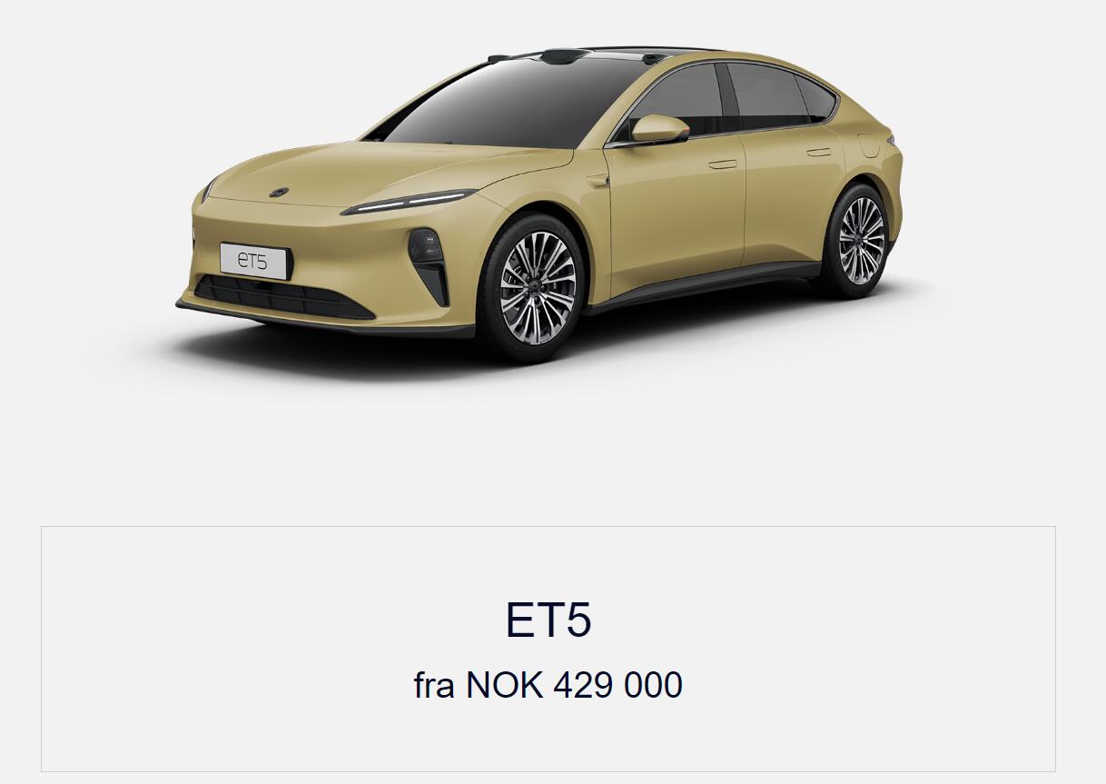 First Nio ET5 sedans arrive in Norway, deliveries set to start this month
