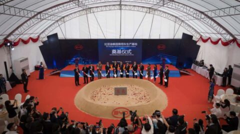 BYD begins construction of Thailand plant with annual capacity of 150,000 units