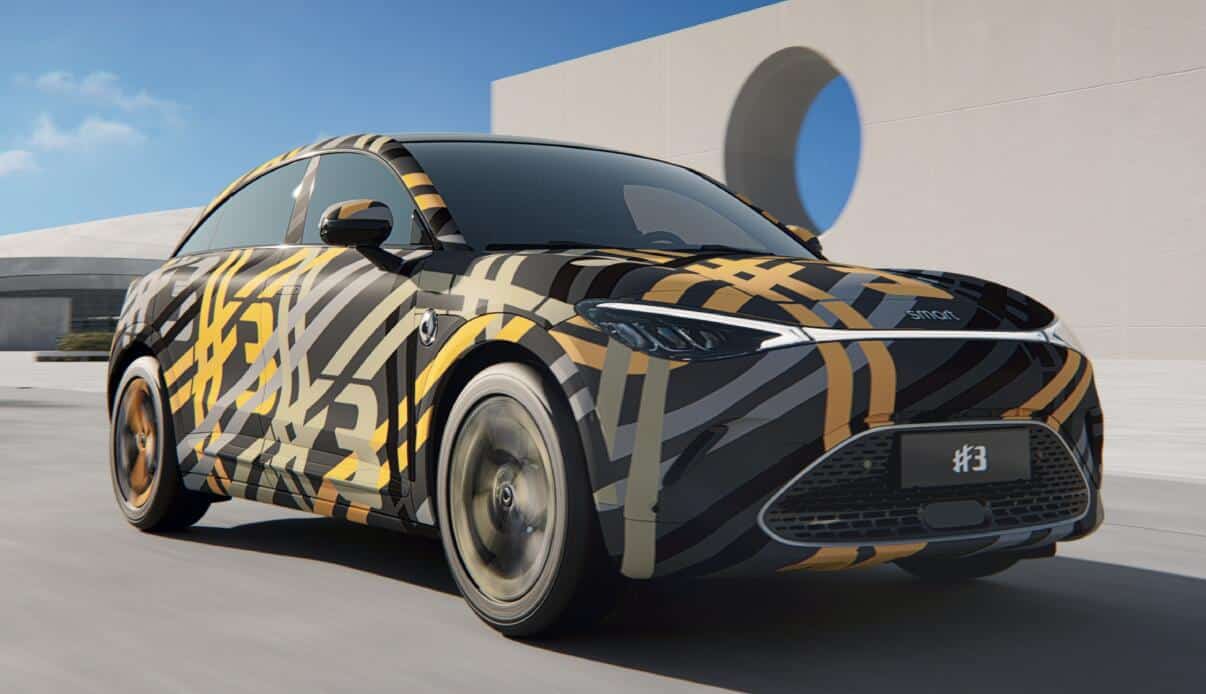 Smart teases Smart #3, releases official 'spy shots'