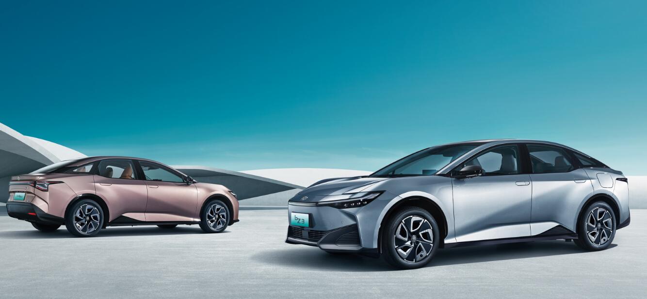 Toyota's electric sedan bZ3 with BYD battery and motor officially launched in China