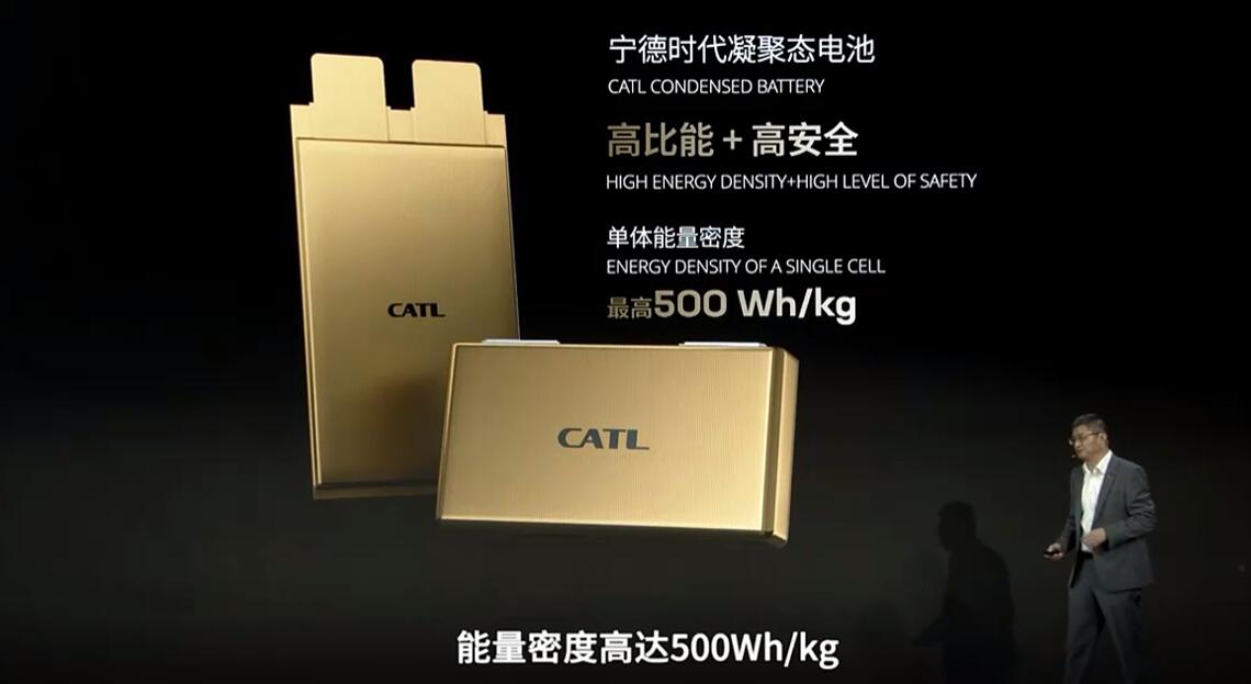 CATL unveils Condensed Battery for electric aircrafts and EVs