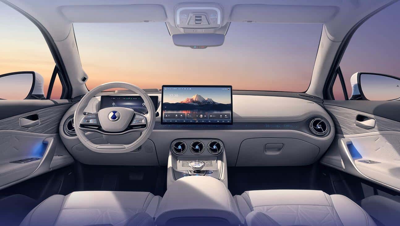 Denza shows interior details of new SUV N8