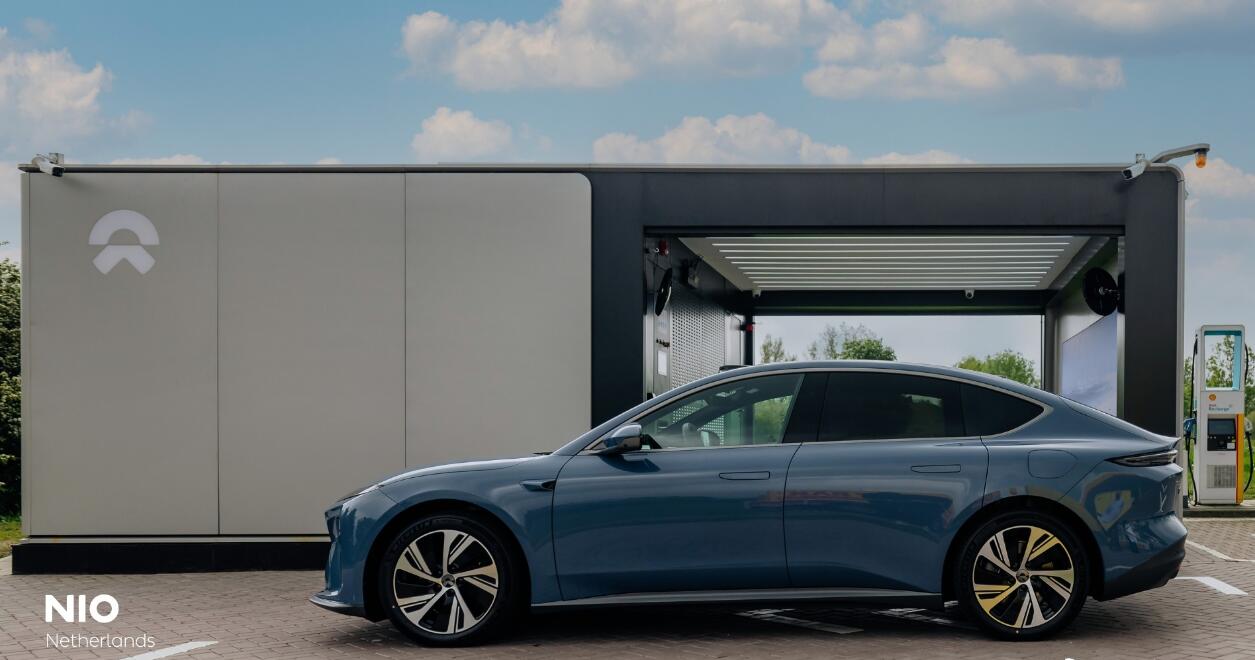 First swap station built by Nio and Shell in Europe goes online