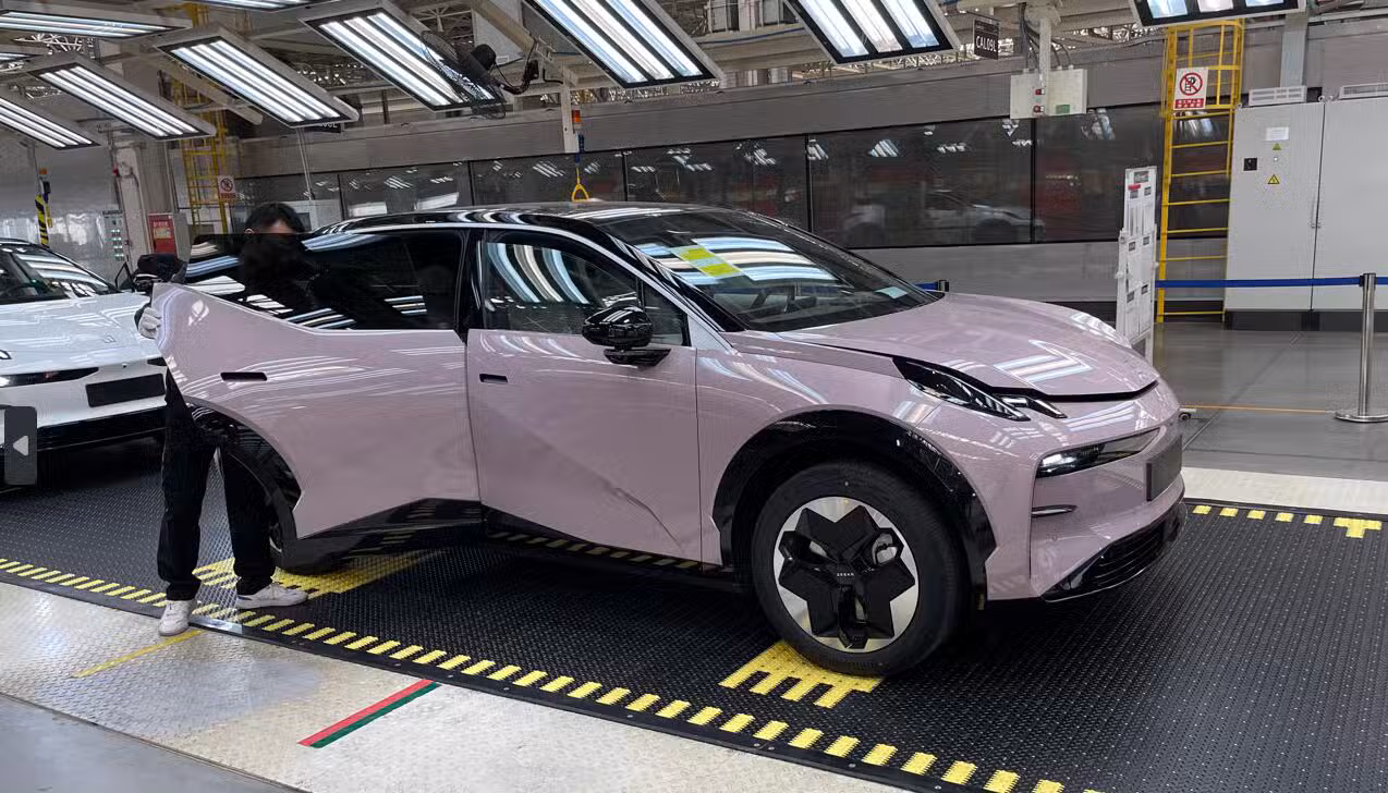 Zeekr sees 1st production cars of Zeekr X roll off line as delivery nears